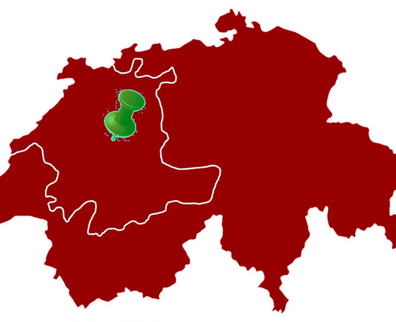 Karte Schweiz 3dinform